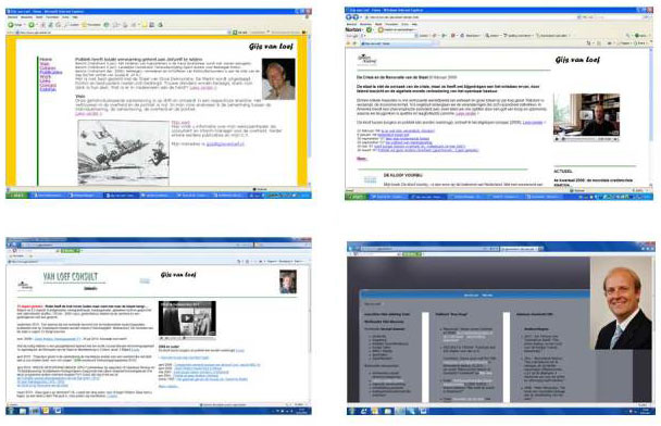Eerdere websites van Gijs van Loef